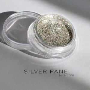 HESSI NAILS SILVER PANE DUST NAIL ART DECORATION