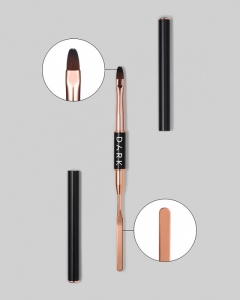 DARK BY RIOR NAIL BRUSHGEL BRUSH 9mm & SPATULA