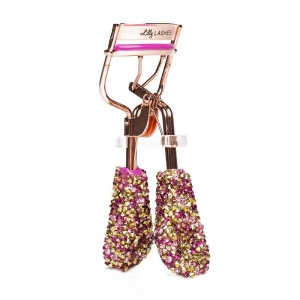 LILLY LASHES BLING ON THE GLAM EYELASH CURLER - HOT PINK