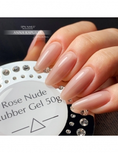 SPN NAILS ROSE NUDE RUBBER BUILDER GEL 50g