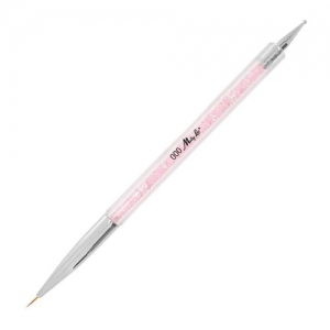 MOLLY LAC DECORATION BRUSH WITH ZIRCONIA PROBE 2IN1 PINK TOOL