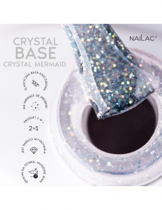 NAILAC RUBBER BASE CRYSTAL 7 ML UV/LED