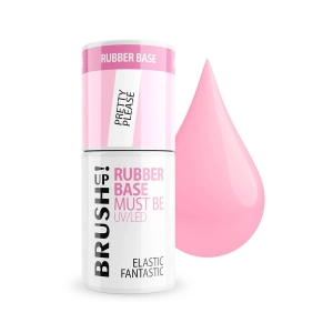 BRUSH UP! HYBRID NAIL BASE RUBBER BASE ELASTIC FANTASTIC PRETTY PLEASE 5G
