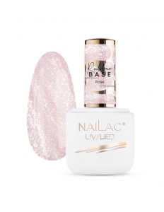 NAILAC RUBBER BASE ROSE 7ML