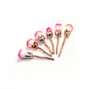 MADAME BEAUTY FLOWER ROSE GOLD DUST BRUSH FOR NAIL TECHNICIAN
