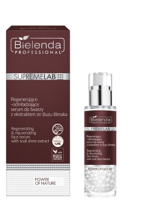 BIELENDA SUPREMELAB POWER OF NATURE REGENERATING AND REJUVENATING FACE SERUM WITH SLIMA SLUME EXTRACT 30G