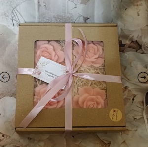 LUXURY SCENTED BATH SOAP PEONY MINI SET (MISS DIOR, J'ADORE, LANCOME) PERFECT FOR GIFT 4pcs