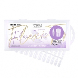 NC NAILS COMPANY FLEXI TIPS SHORT SQUARE
