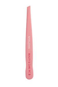 STALEKS BEAUTY & CARE EYEBROW TWEEZERS 11/3 PINK