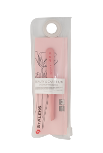 STALEKS BEAUTY & CARE EYEBROW TWEEZERS 11/3 PINK