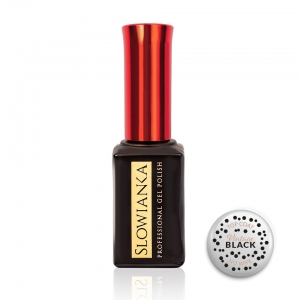 SLOWIANKA NAILS TOP COAT NO WIPE VINTAGE BLACK UV/LED 10 G