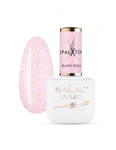 NAILAC HYBRID TOP COAT OPALX GOLD 7 ml