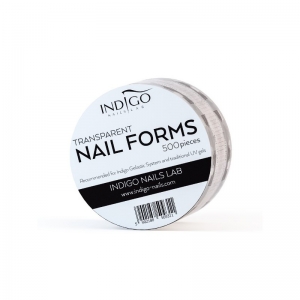 INDIGO GELASTIC TRANSPARENT NAILS FORMS