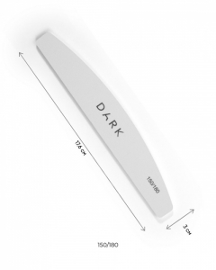 DARK BY RIOR HALF MOON NAIL FILE ON FOAM 150/180 (25pcs)
