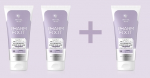 PHARM FOOT REGENERATING-SOOTHING MASK WITH MICRO SILVER RENOVATOR 75ML SET 2+1