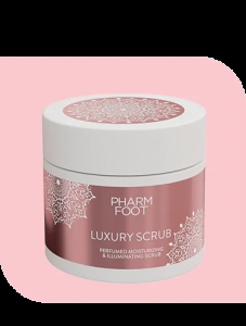 PHARM FOOT LUXURY SCRUB MOISTURIZING ILUMINATING SCRUB FOR FEET HANDS AND BODY 200 G