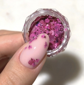 SEMILAC DRIED FLOWER FLAKES NAIL ART