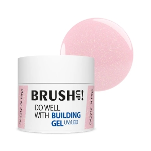 BRUSH UP! BUILDING GEL DO WELL DAZZLE IN PINK 12G