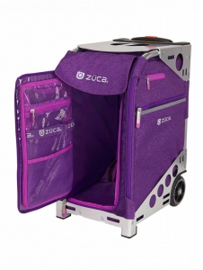 ZUCA PRO HEATHER PLUM/SILVER