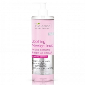 BIELENDA SOOTHING AND SOOTHING MICELLAR LIQUID FOR MAKE-UP REMOVAL AND CLEANSING THE FACE